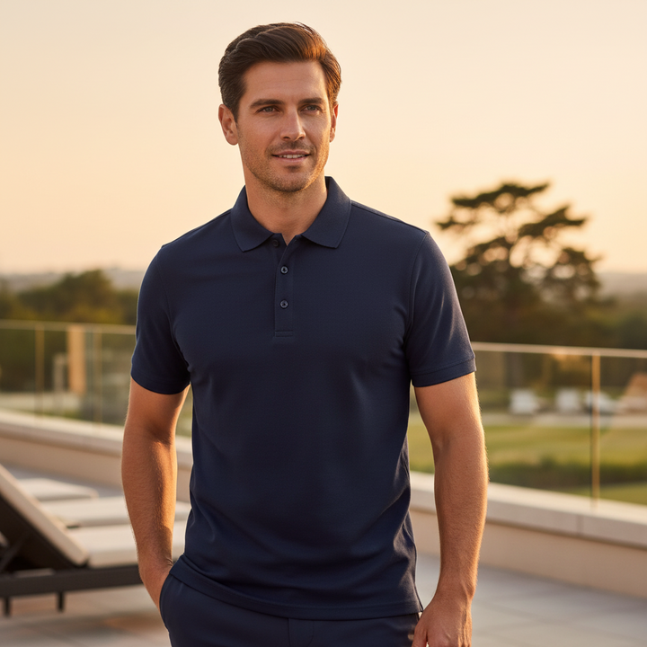 Glenmuir g.Deacon Navy Pique Polo Shirt MSP7373-DEAC 145C (7)