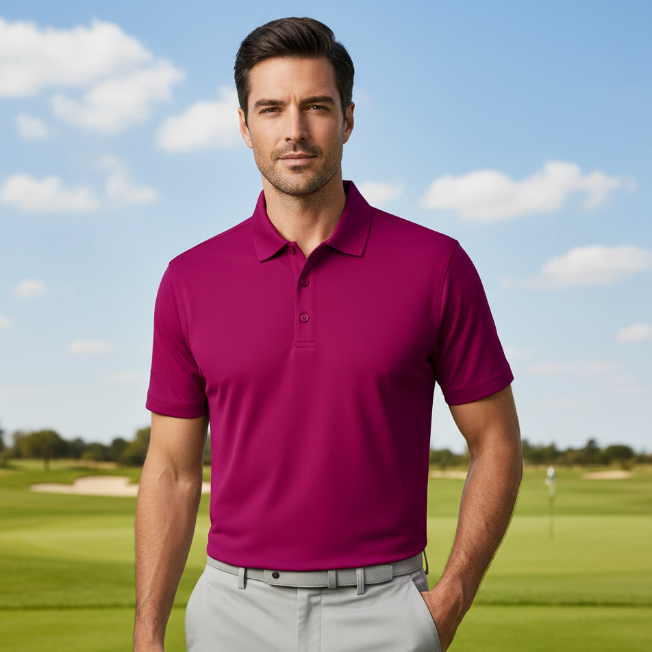 Glenmuir g.Deacon Raspberry Pique Polo Shirt MSP7373-DEAC 155 (7)