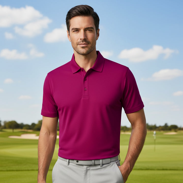 Glenmuir g.Deacon Raspberry Pique Polo Shirt MSP7373-DEAC 155 (7)