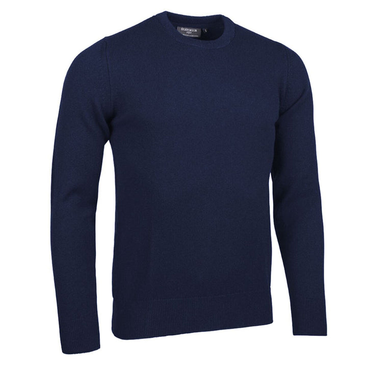 Glenmuir g.Morar Navy Lambswool Crew Neck Jumper (31)