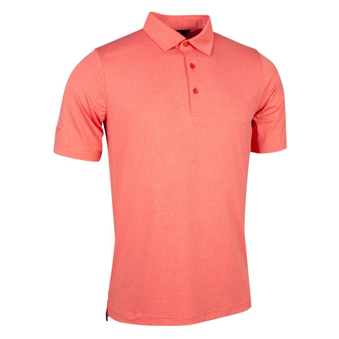 Glenmuir MSP7599-SIL Silloth Apricot Marl Tailored Collar Polo Shirt - Baks Menswear Bournemouth