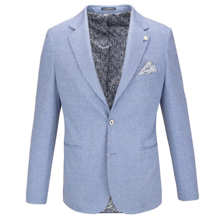 Guide London JK3579 Blue Two Button Modern Cut Blazer Jacket - Baks Menswear Bournemouth