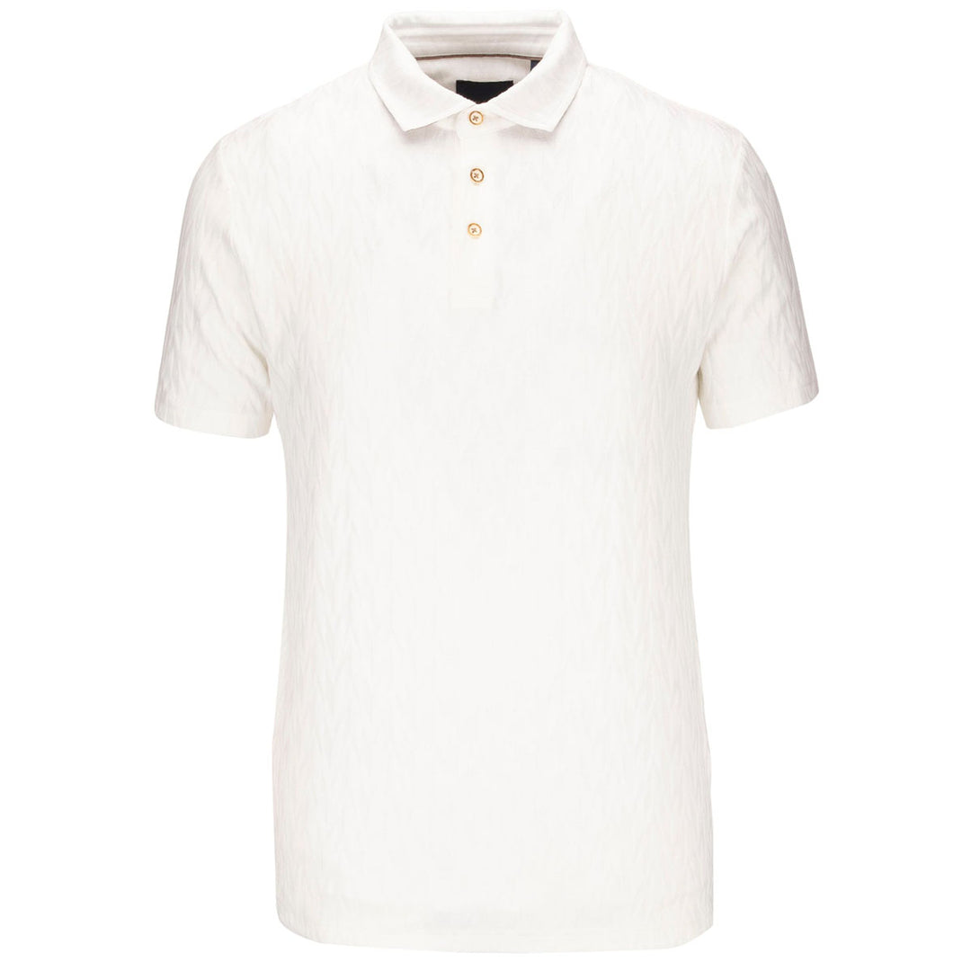 Guide London SJ5718 Ivory Stretch Cotton Polo Shirt - Baks Menswear Bournemouth