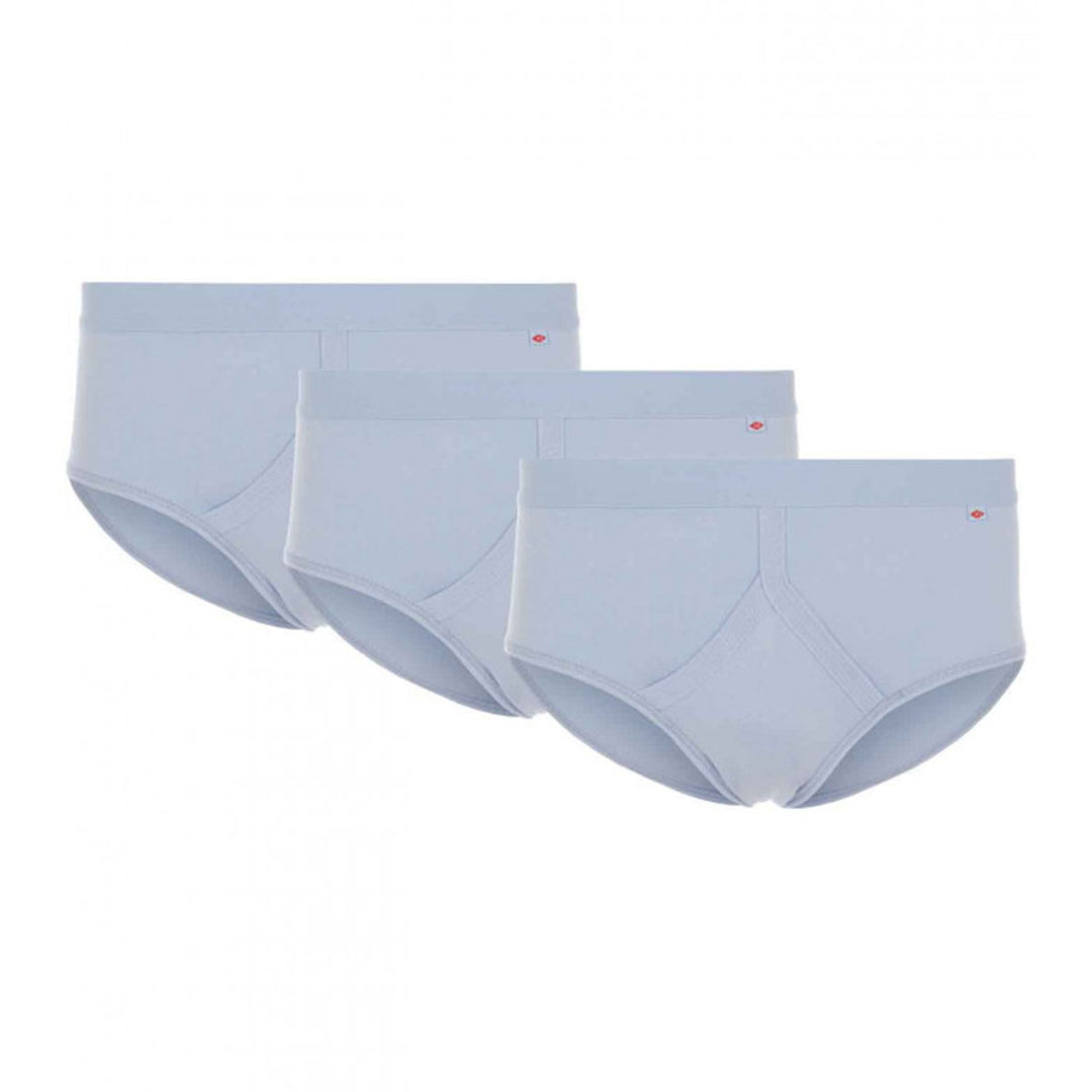 HJ 2350 Light Blue 3-Pack Pure Cotton Fly-Front Mens Briefs - Baks Menswear Bournemouth