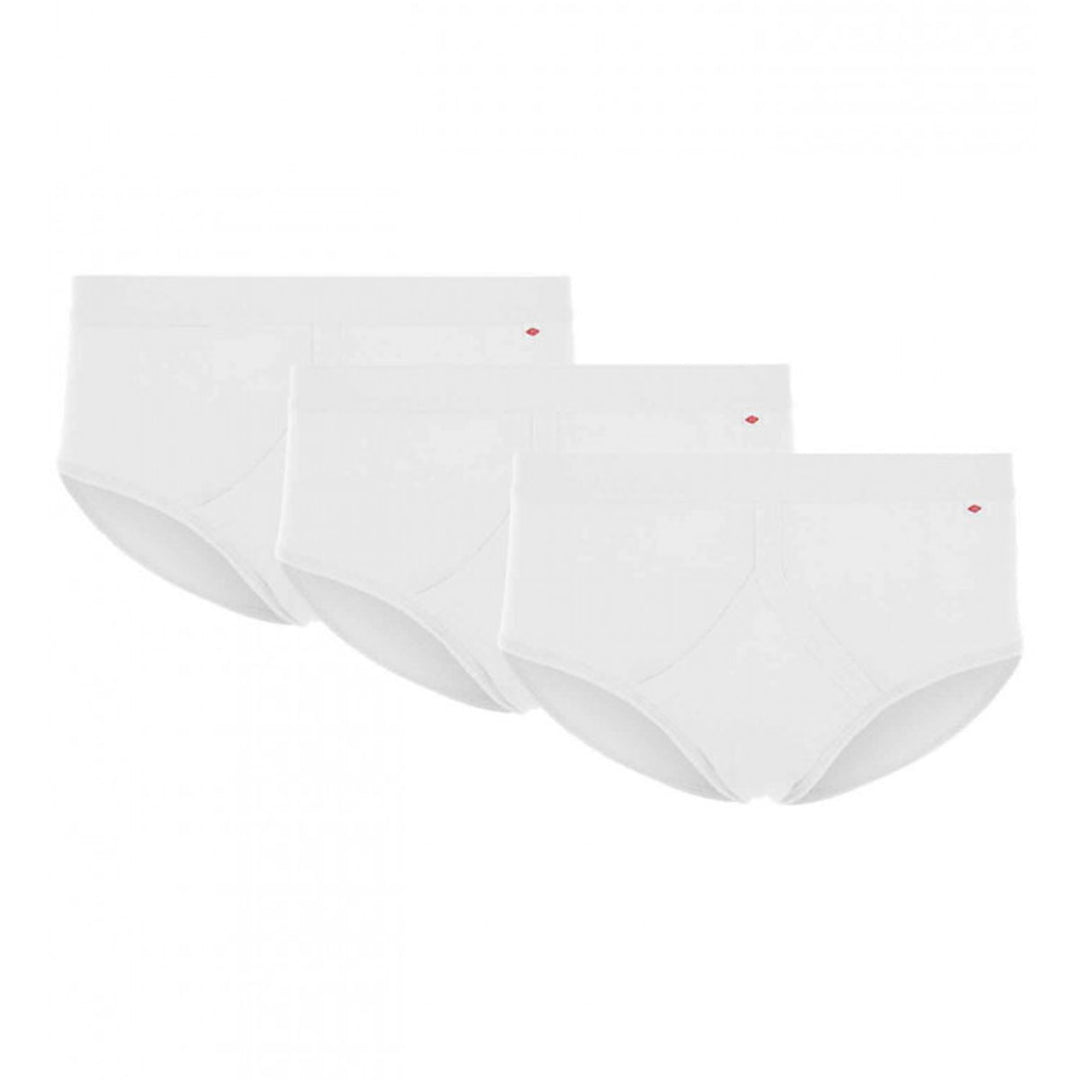 HJ 2350 White 3-Pack Pure Cotton Fly-Front Mens Briefs - Baks Menswear Bournemouth