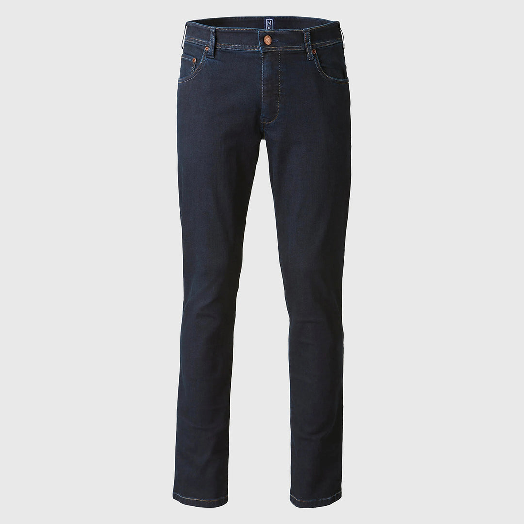 Meyer M5 Five 9-6288 Overdyed Dark Blue Super Stretch Denim Jeans 19