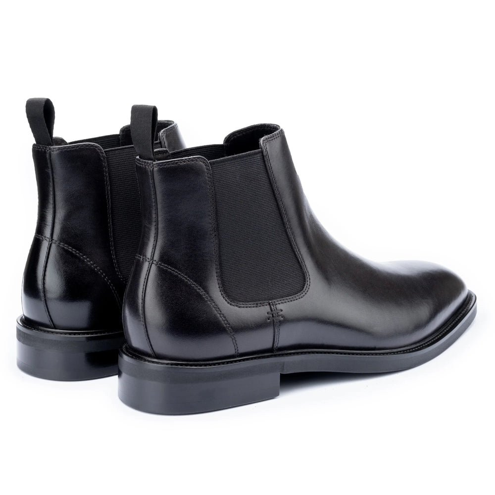 John White Brecon Black Leather Chelsea Boot - Baks Menswear Bournemouth