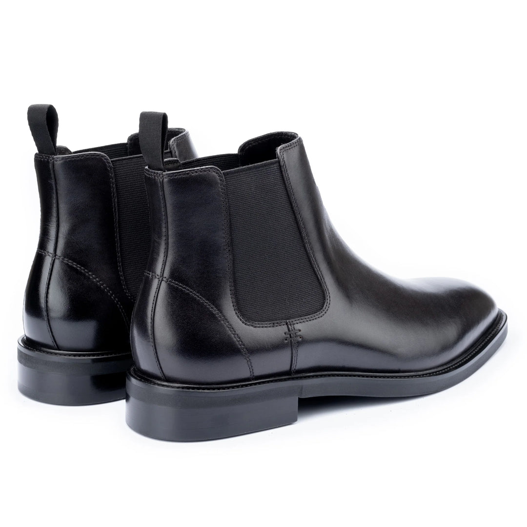 John White Brecon Black Leather Chelsea Boot - Baks Menswear Bournemouth