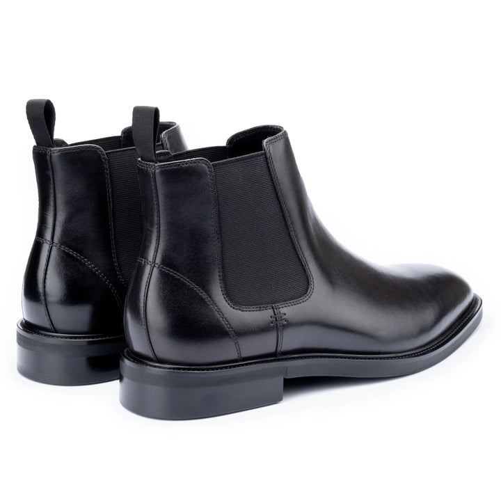 John White Brecon Black Leather Chelsea Boot - Baks Menswear Bournemouth