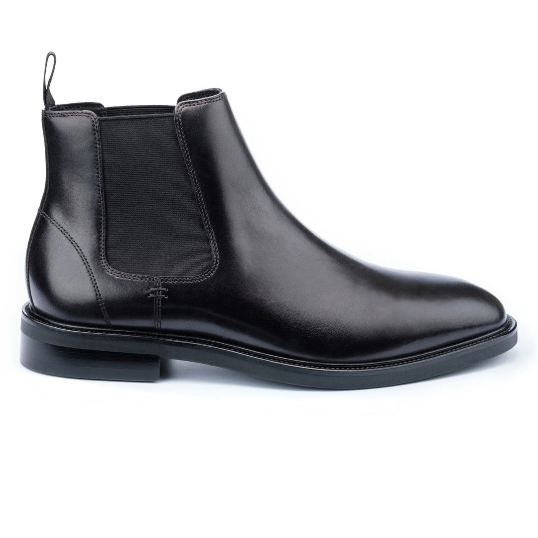 John White Brecon Black Leather Chelsea Boot - Baks Menswear Bournemouth