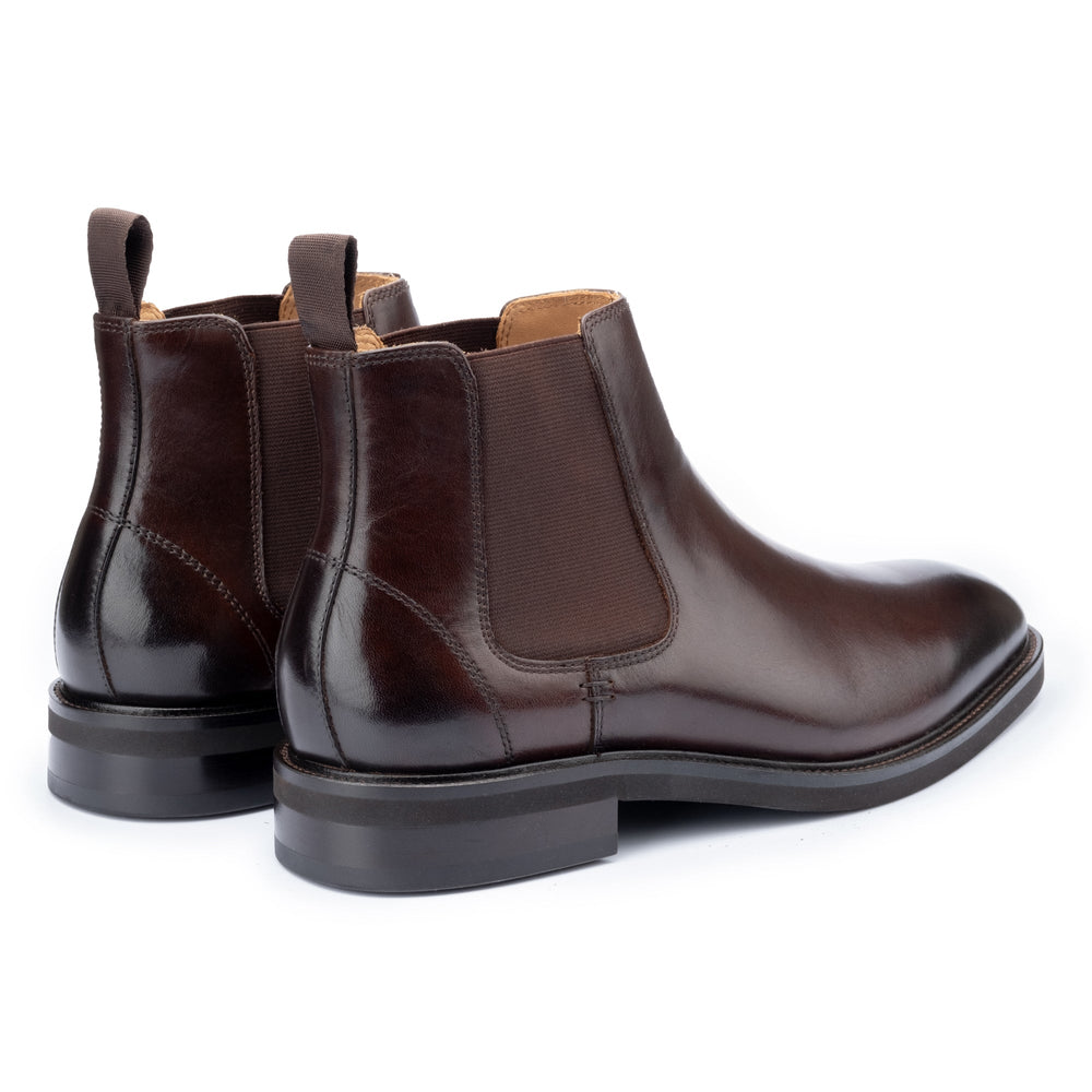 John White Brecon Brown Leather Chelsea Boot - Baks Menswear Bournemouth