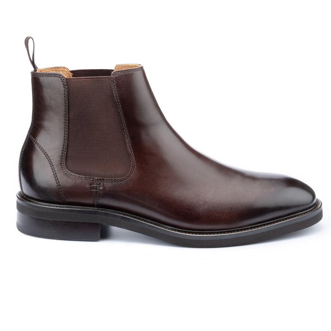 John White Brecon Brown Leather Chelsea Boot - Baks Menswear Bournemouth