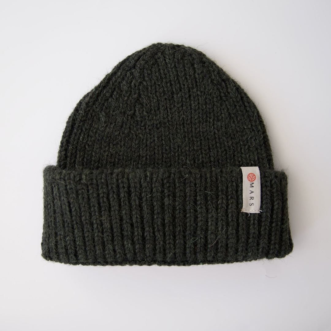 Mars 2694 Moss Green Beanie, front packshot
