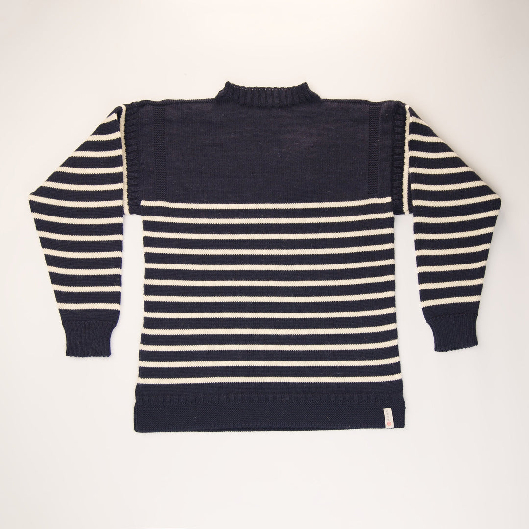 Mars 2731 Bretton Stripe Navy Jumper, flat packshot