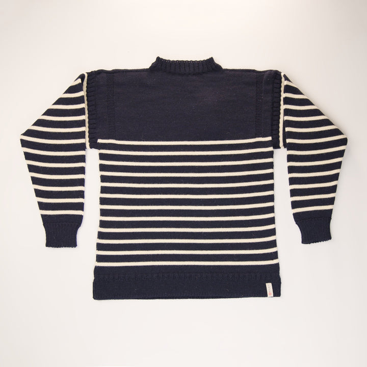 Mars 2731 Bretton Stripe Navy Jumper, flat packshot