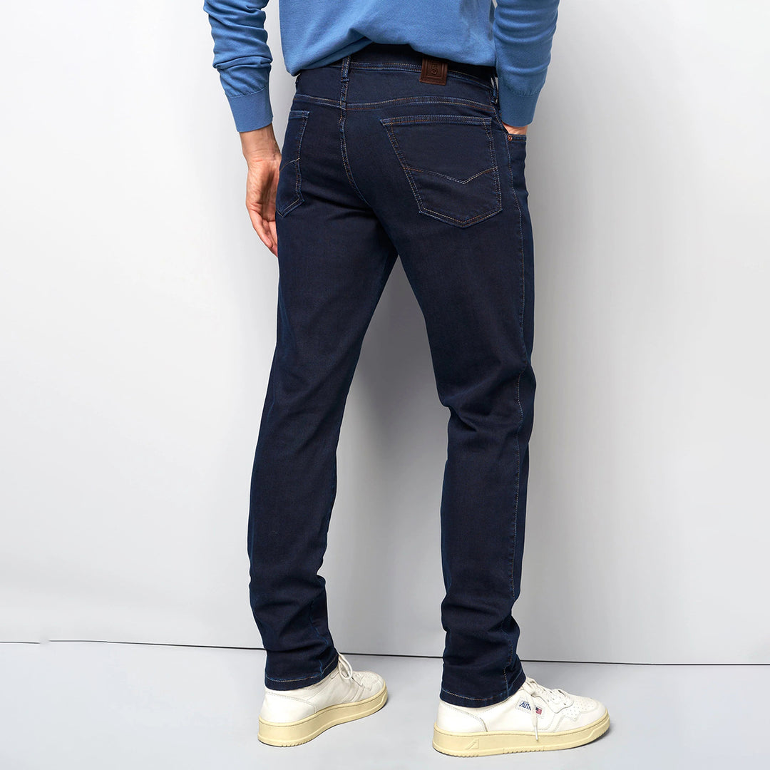 Meyer M5 Five 9-6288 Overdyed Dark Blue Super Stretch Denim Jeans 19