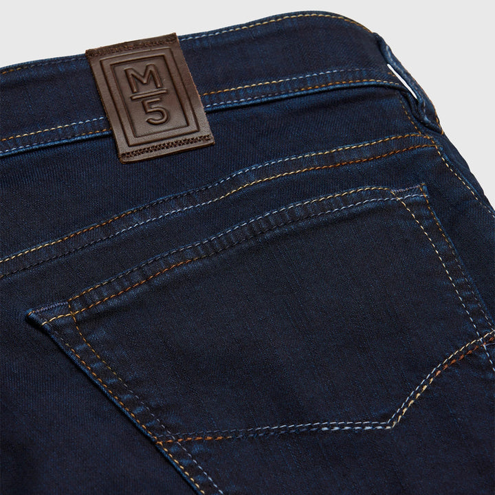 Meyer M5 Five 9-6288 Overdyed Dark Blue Super Stretch Denim Jeans 19