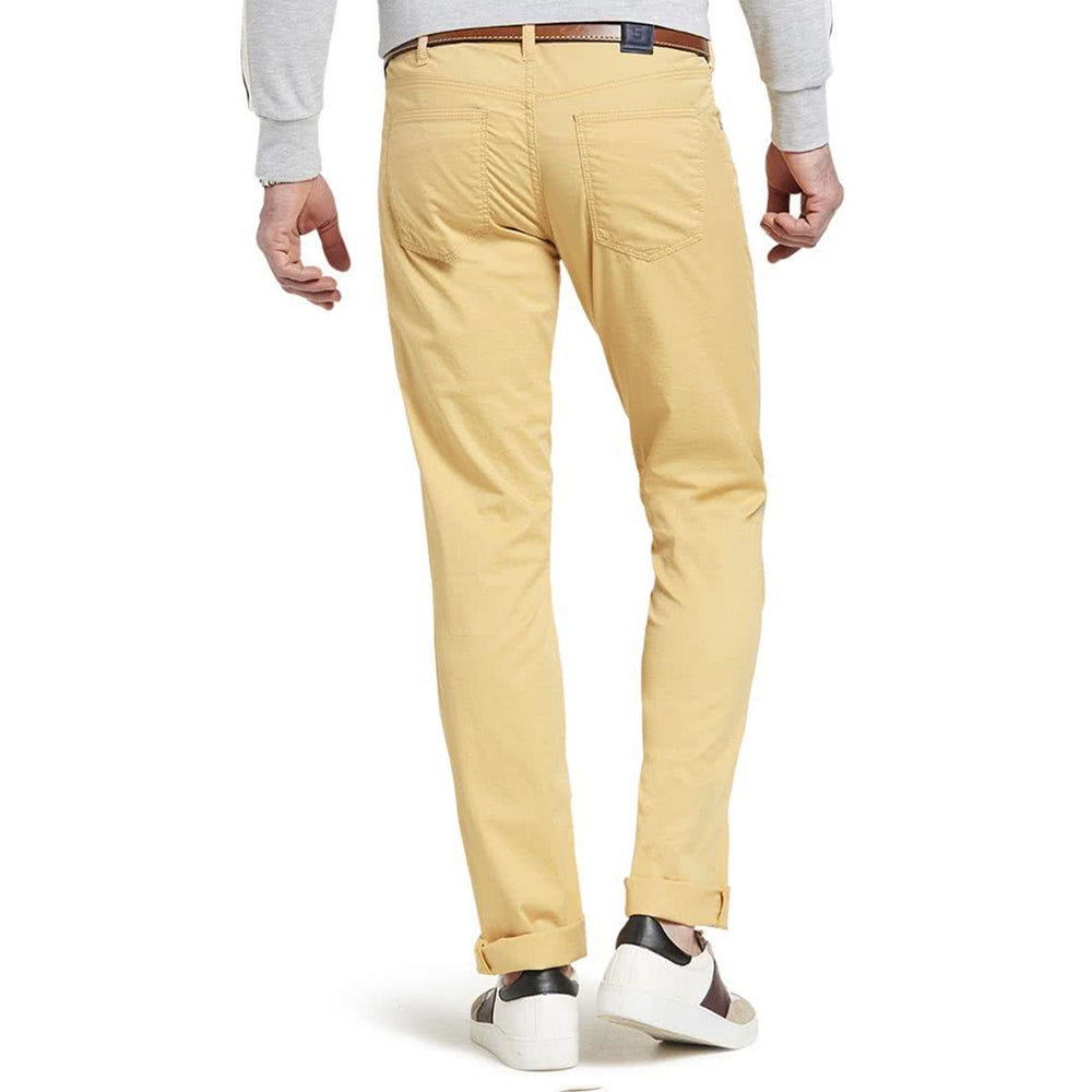 Meyer M5 9-6111-42 Yellow Slim Fit 5 Pocket Jeans - Baks Menswear Bournemouth