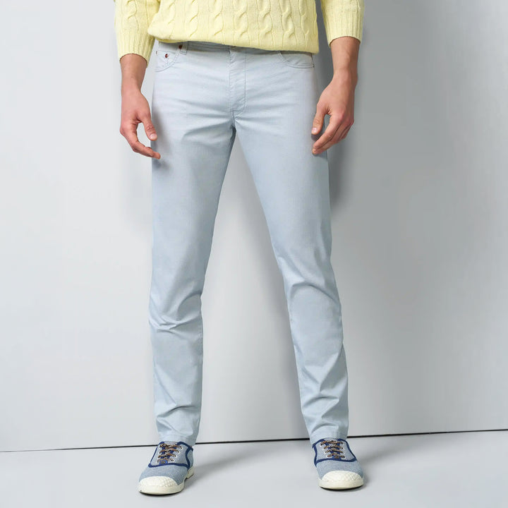 Meyer M5 Five 1-6075 Grey Soft Micro Print Jeans 05