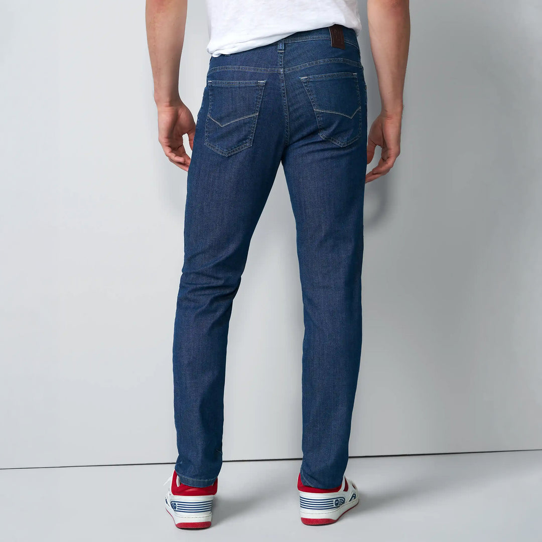 Meyer M5 Five 1-6290 17 Blue Stone Bleached Ultralight Denim Jeans