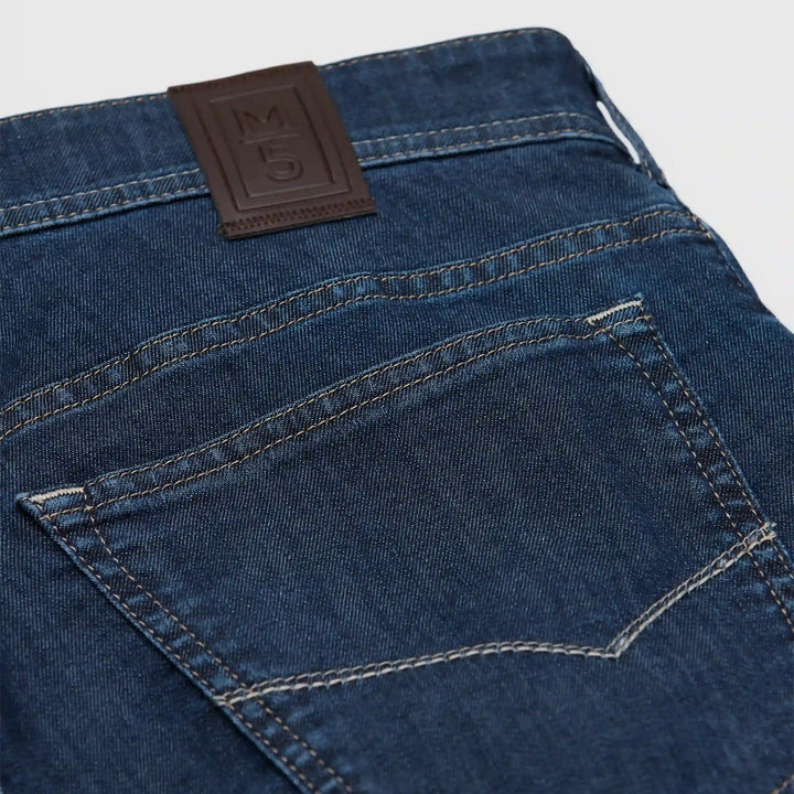 Meyer M5 Five 1-6290 17 Blue Stone Bleached Ultralight Denim Jeans
