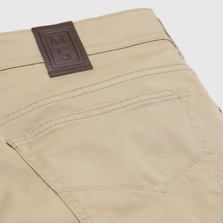 Meyer M5 Five 9-6106 Beige Organic Stretch Cotton Mens Trousers 42