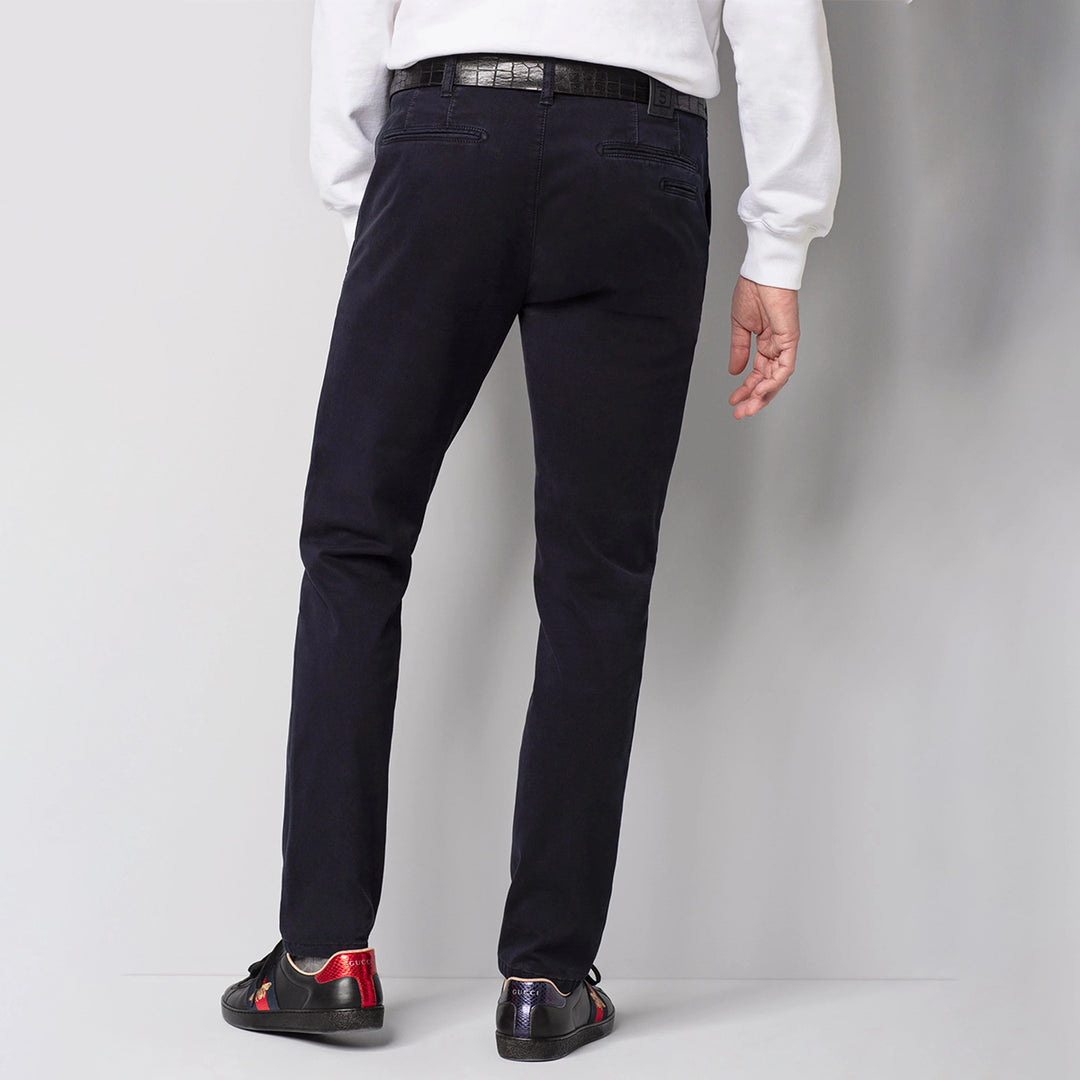 Meyer M5 9-6106 19 Navy High Performance Chino Trousers