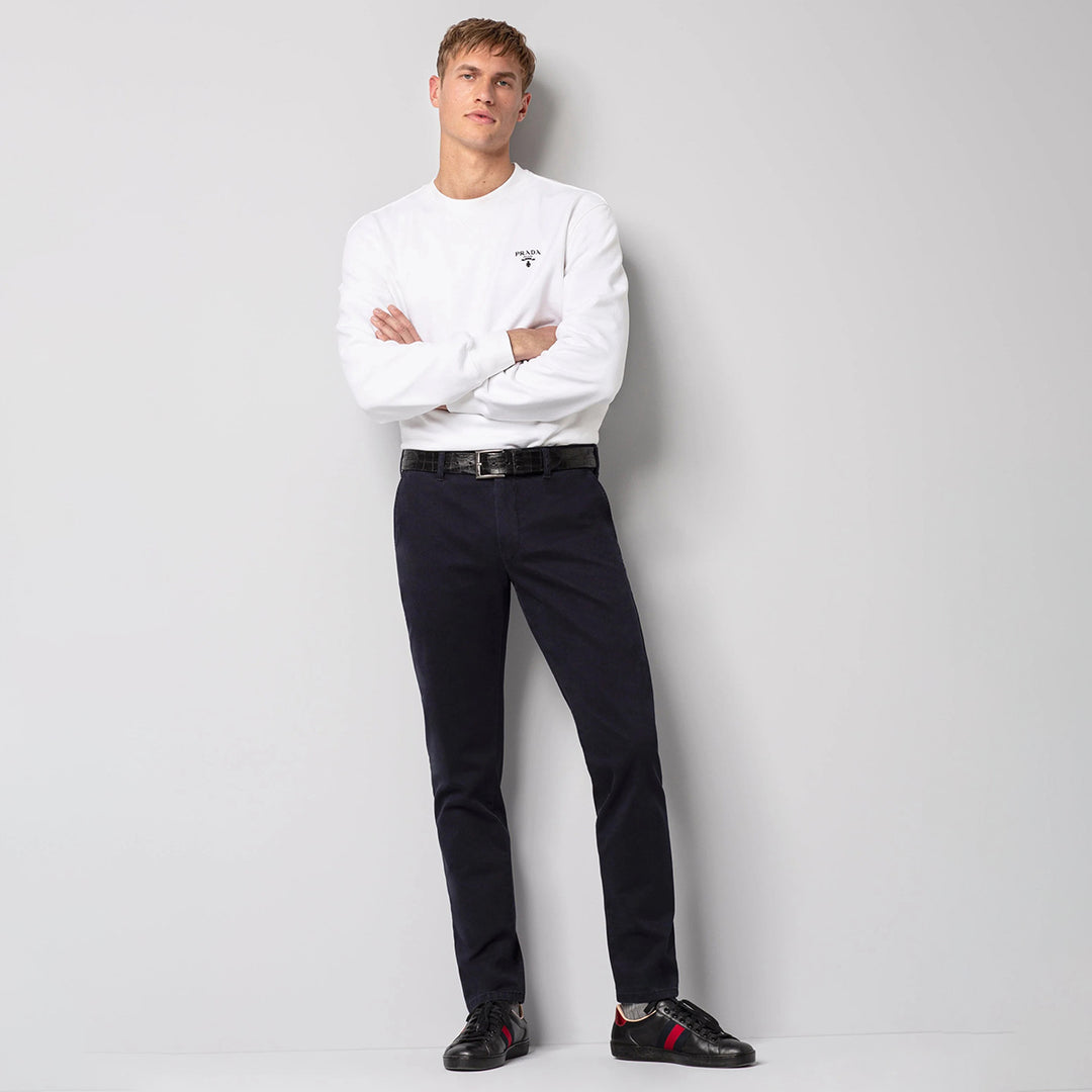 Meyer M5 9-6106 19 Navy High Performance Chino Trousers