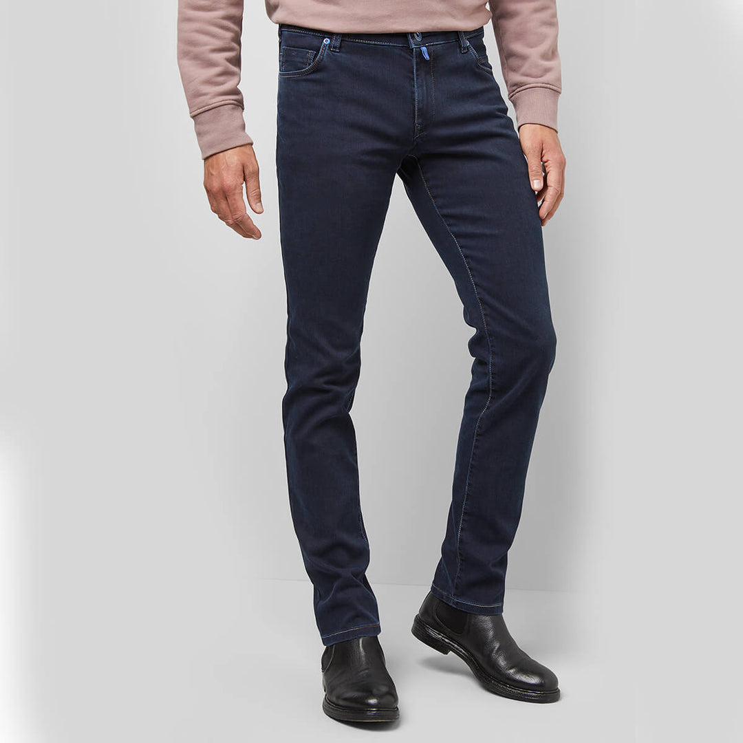 Meyer M5 Slim 9-6206 Dark Blue Slim Fit Denim Jeans - Baks Menswear