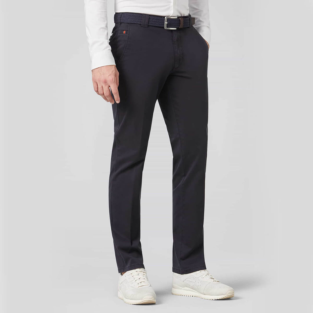 Meyer Roma 9-3001 20 Navy Fairtrade Cotton Chino - Baks Menswear