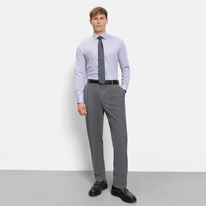 Olymp Level Five Lilac long sleeve shirt at BAKS