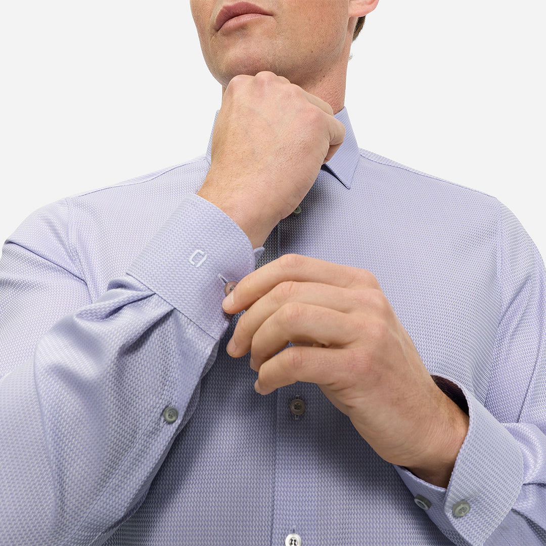 Olymp Level Five Lilac long sleeve shirt at BAKS