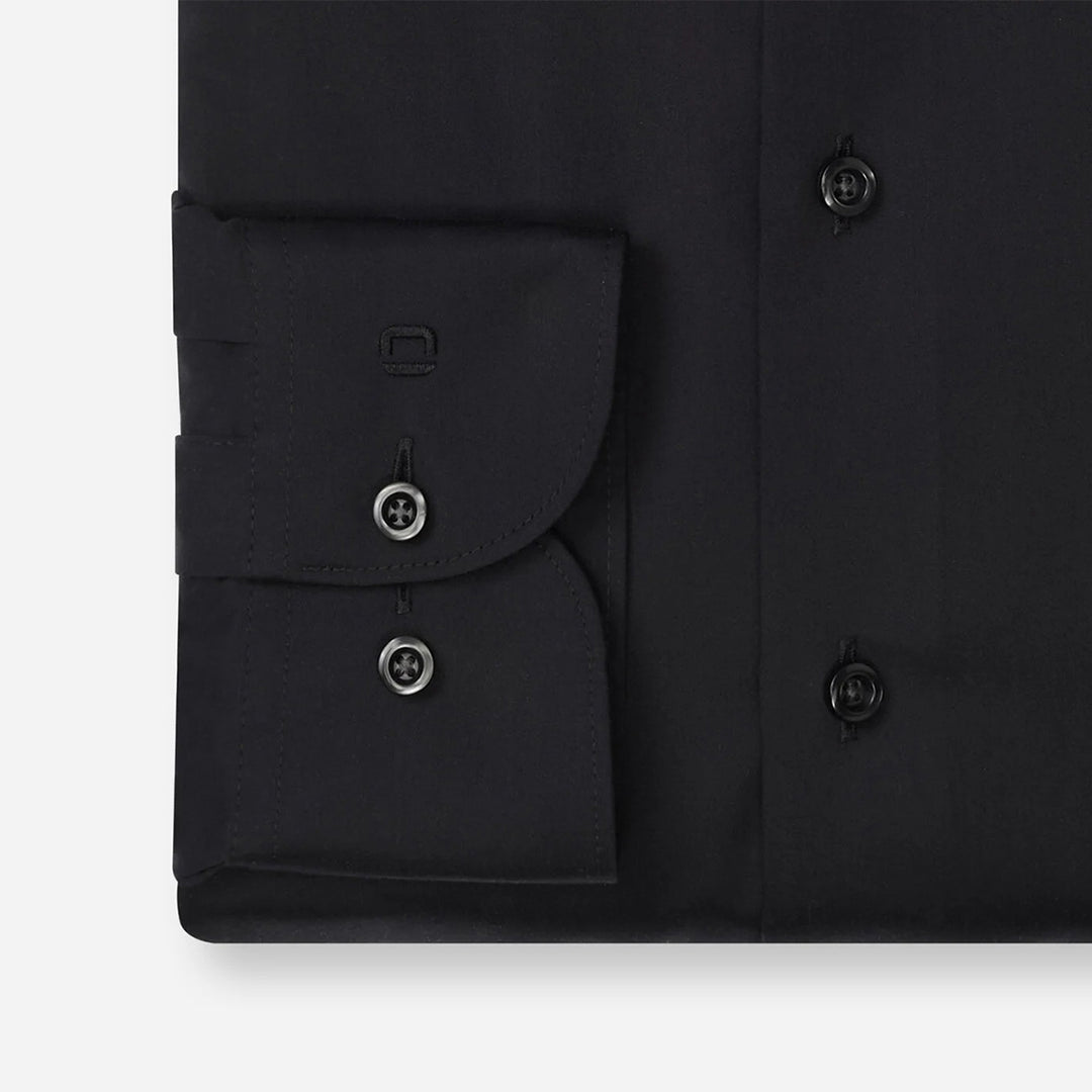 Olymp Luxor Black long sleeve shirt at BAKS