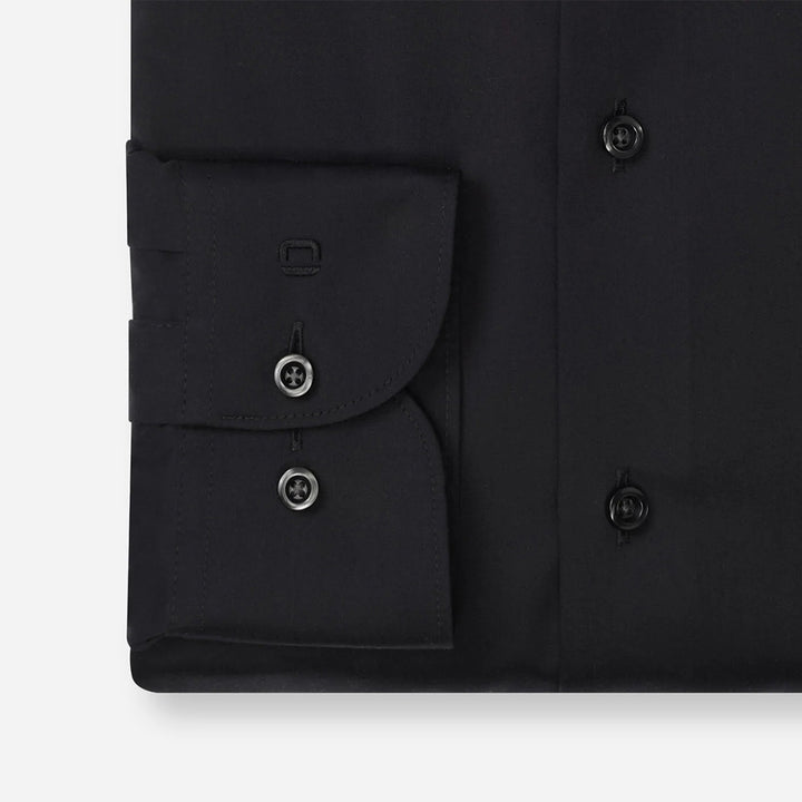 Olymp Luxor Black long sleeve shirt at BAKS