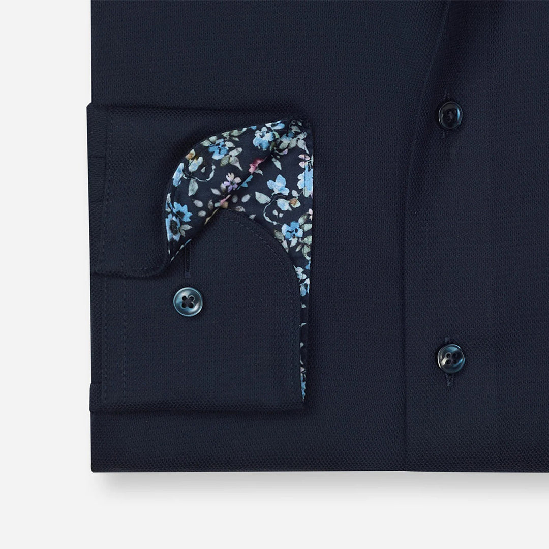 Olymp Luxor Navy long sleeve shirt at BAKS