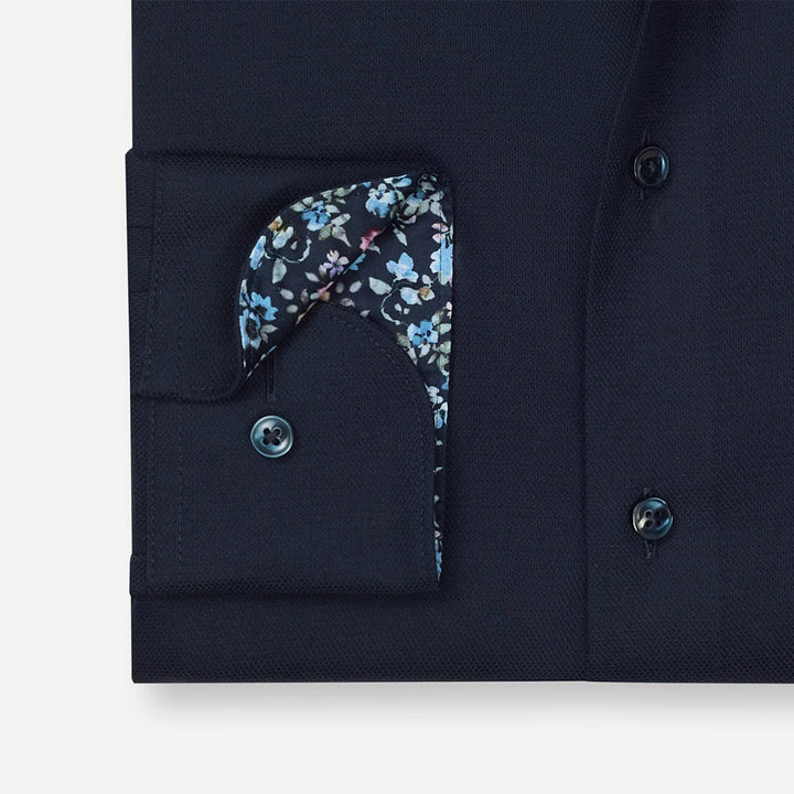 Olymp Luxor Navy long sleeve shirt at BAKS