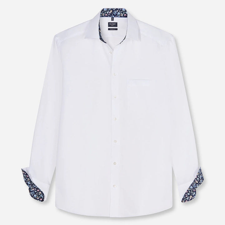 Olymp Luxor White long sleeve shirt at BAKS