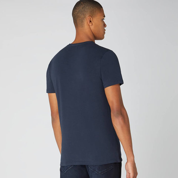 Remus Uomo 123-53121-78 Navy Crew Neck Short Sleeve T-Shirt - Baks Menswear