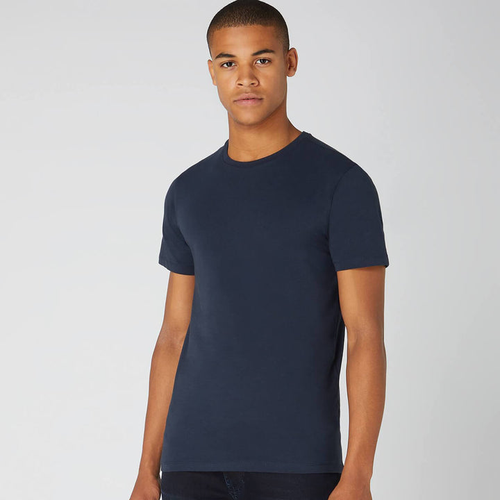 Remus Uomo 123-53121-78 Navy Crew Neck Short Sleeve T-Shirt - Baks Menswear