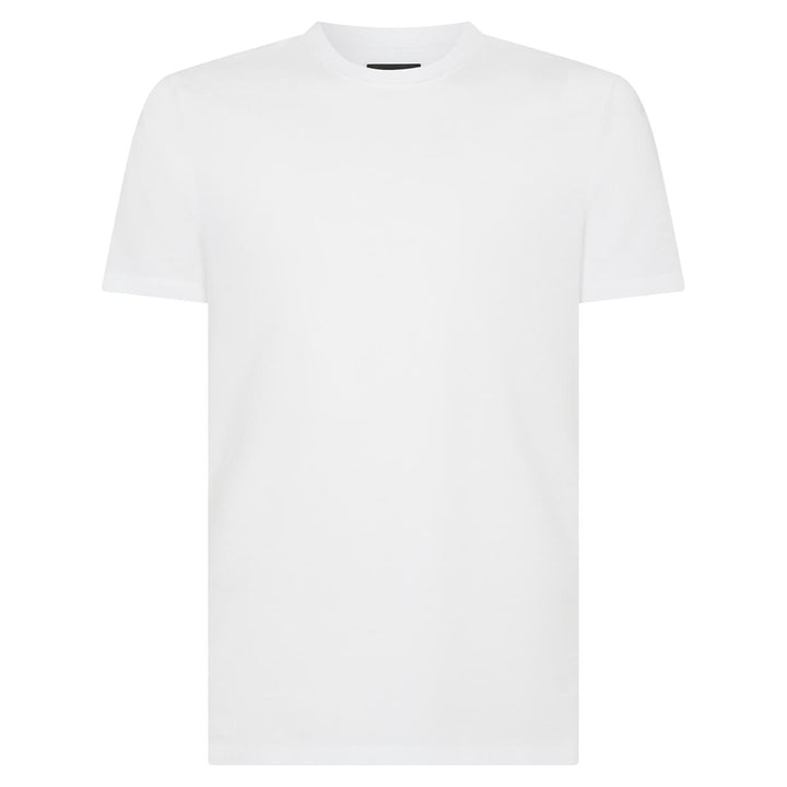 Remus Uomo 133-58786-01 White Waffle T-Shirt - Baks Menswear