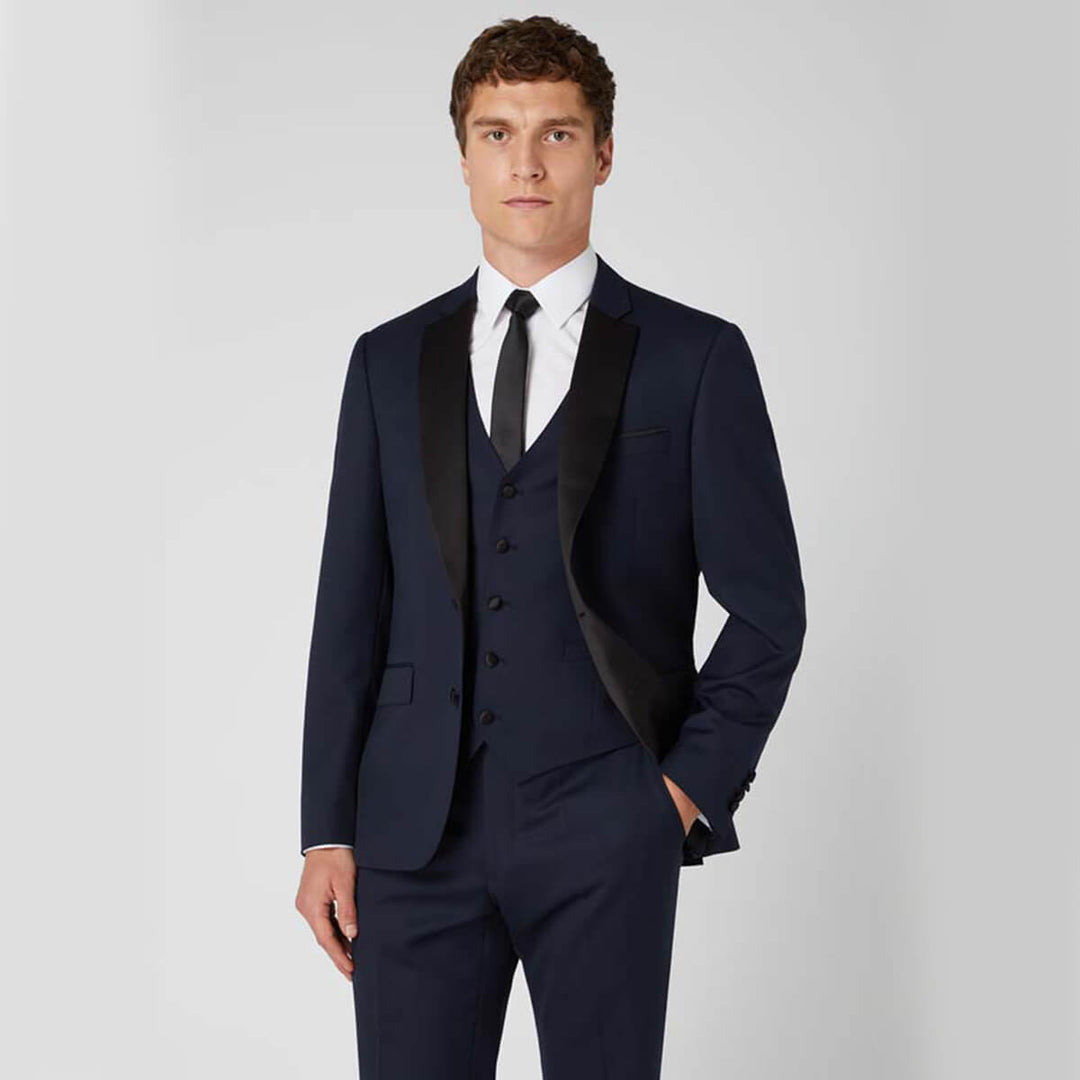 Remus Uomo 40754-79A Navy Blue Paco Mens Suit Jacket Regular - Baks Menswear