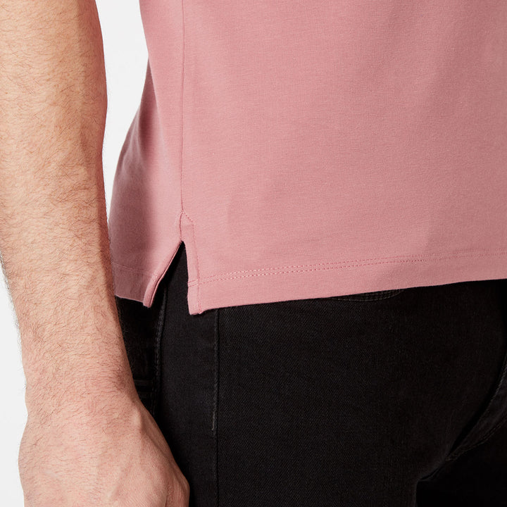 Remus Uomo 53122-62 Dusky Pink Polo Shirt - Baks Menswear Bournemouth