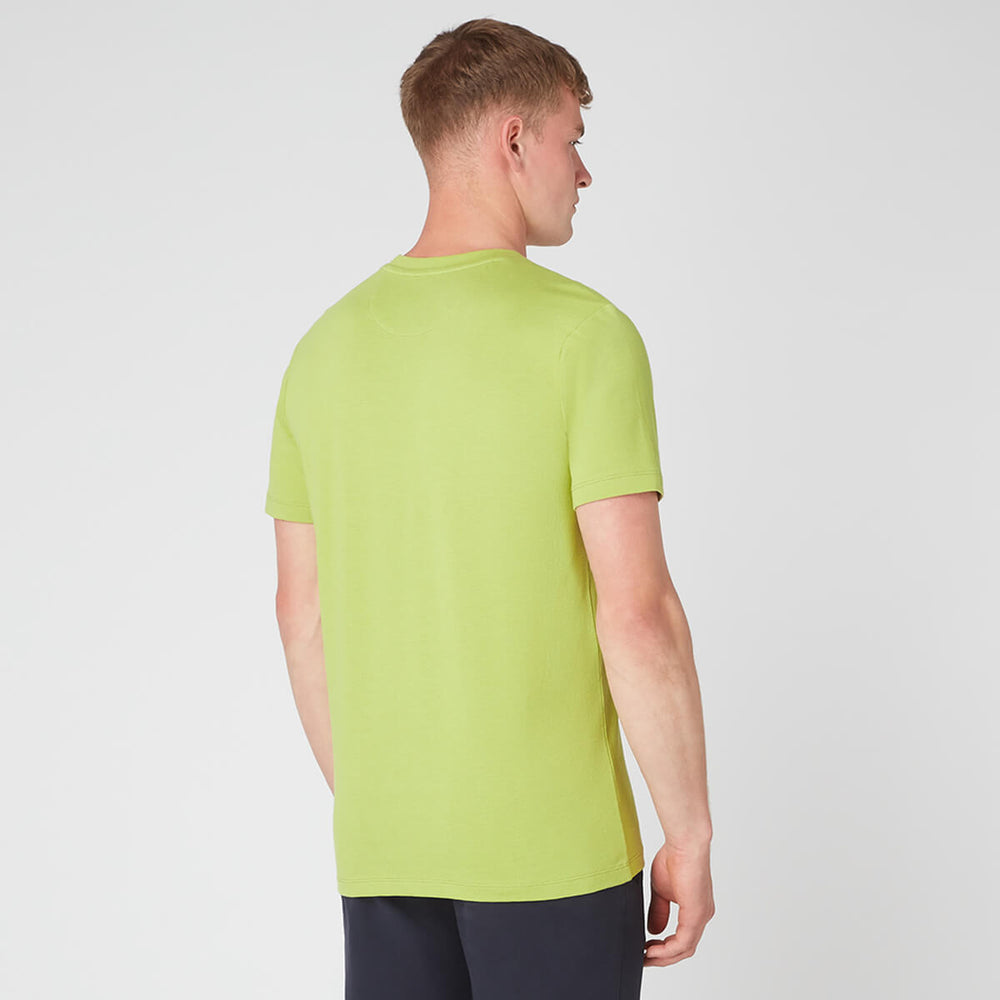 Remus Uomo 58786-31 Green Waffle T-Shirt - Baks Menswear