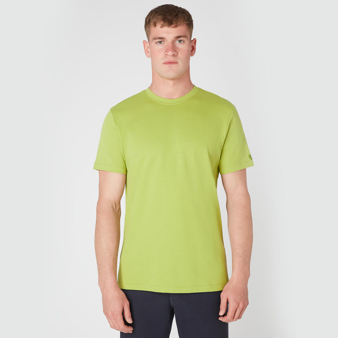 Remus Uomo 58786-31 Green Waffle T-Shirt - Baks Menswear