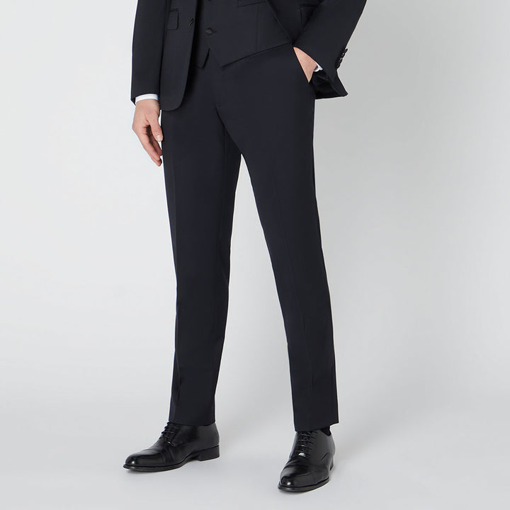 Remus Uomo Paco 70754 00 Black Dinner Suit Trousers - Baks Menswear Bournemouth