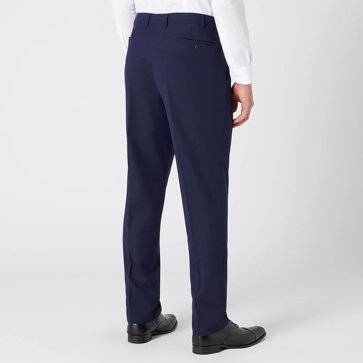 Remus Uomo Palucci 71770 78 Navy Tapered Fit Suit Trousers - Baks Menswear