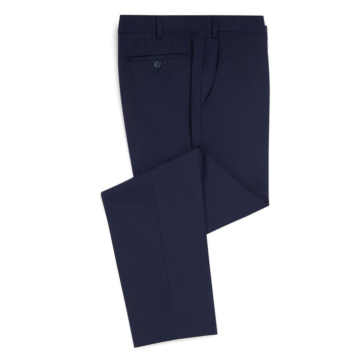 Remus Uomo Palucci 71770 78 Navy Tapered Fit Suit Trousers - Baks Menswear