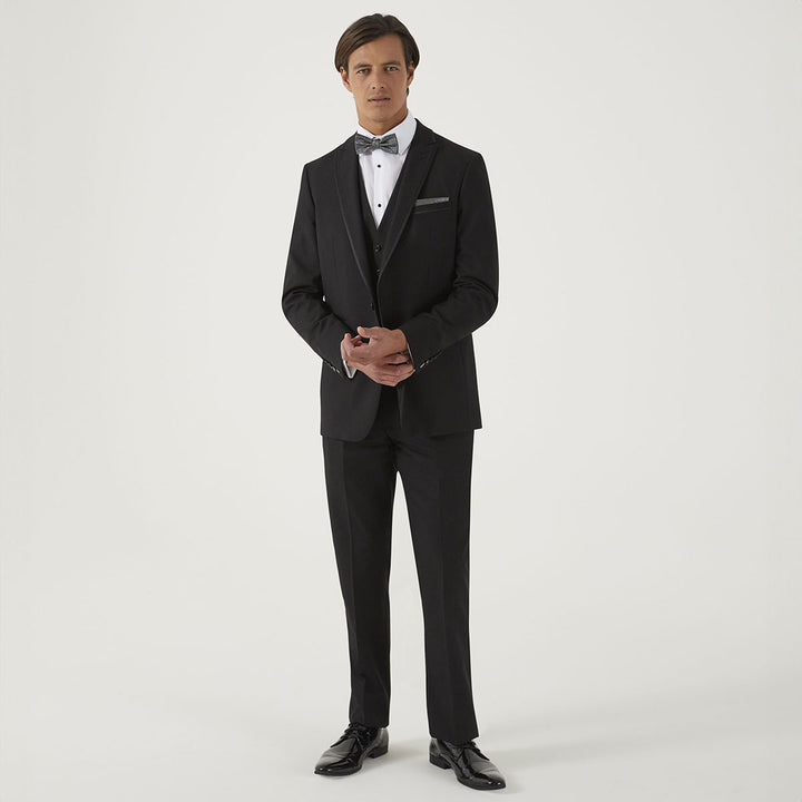 Skopes Ronson MM1009 Ronson Black Two-Piece Tuxedo Dinner Suit - Baks Menwear Bournemouth