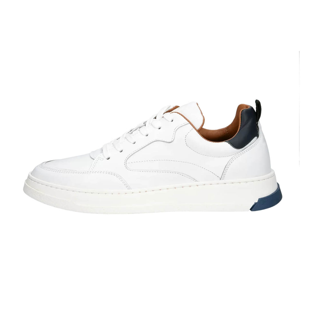 Bugatti Franc White Mens Trainers 321-AA502-5000-2000 - Baks Menswear