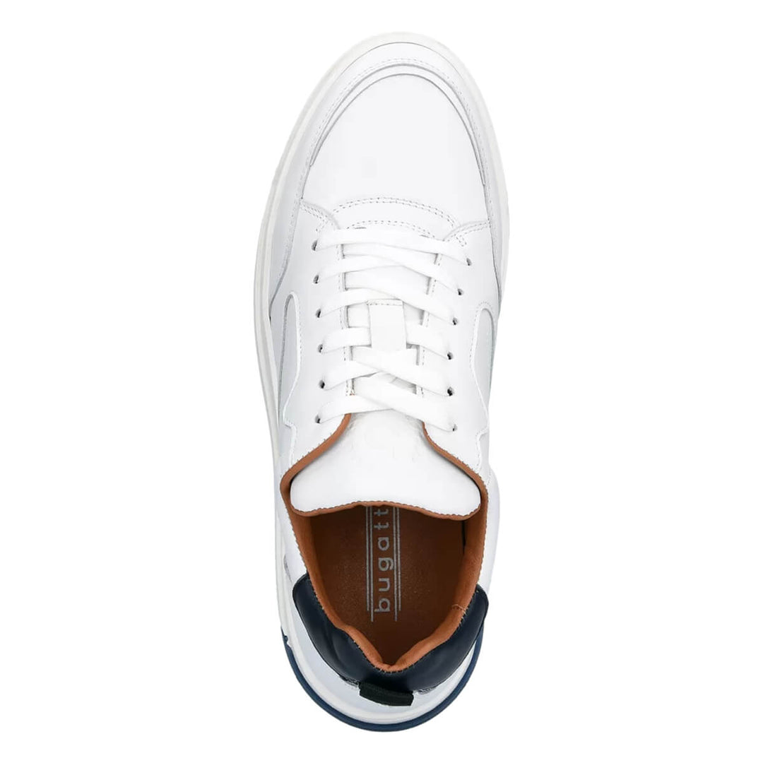 Bugatti Franc White Mens Trainers 321-AA502-5000-2000 - Baks Menswear